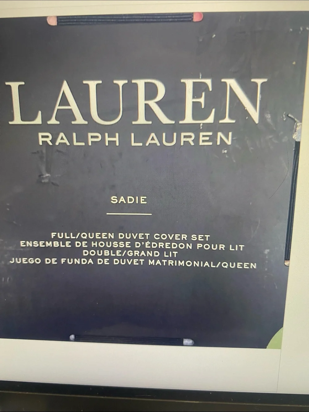 Ralph Lauren Floral Duvet Cover Set in Pink, Green and lavender
